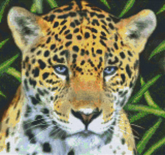 Jaguar Twelve [12] Baseplate PixelHobby Mini-mosaic Art Kits
